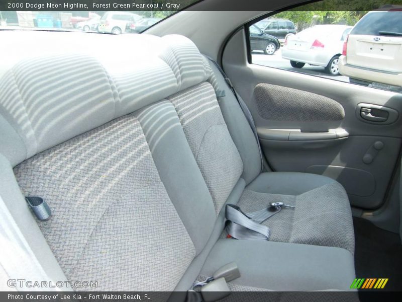 Forest Green Pearlcoat / Gray 2000 Dodge Neon Highline