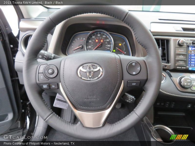 Black / Black 2013 Toyota RAV4 Limited