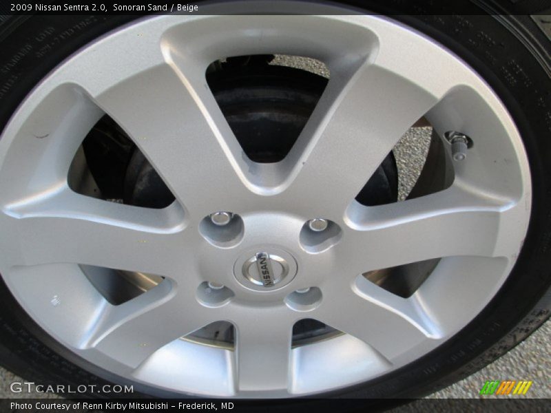 Sonoran Sand / Beige 2009 Nissan Sentra 2.0