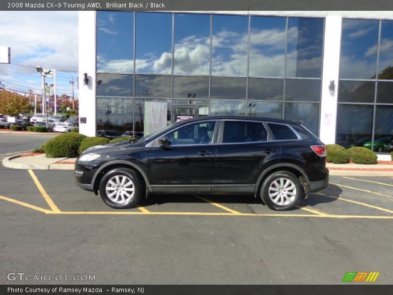 Brilliant Black / Black 2008 Mazda CX-9 Touring AWD