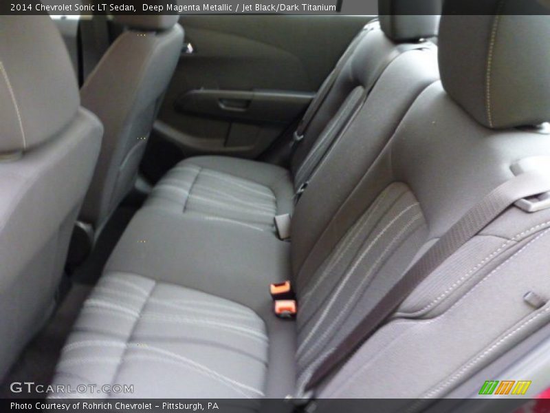 Deep Magenta Metallic / Jet Black/Dark Titanium 2014 Chevrolet Sonic LT Sedan