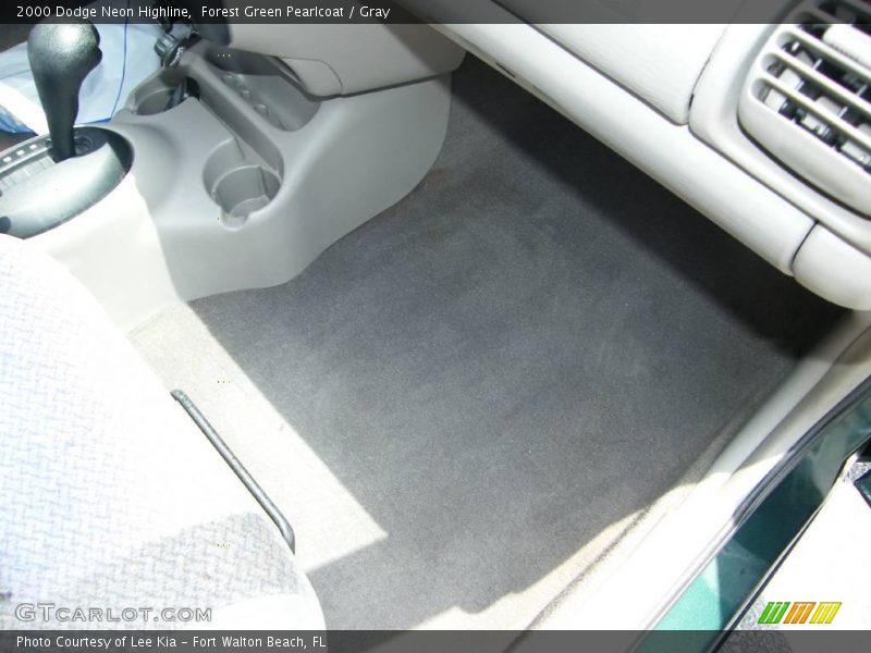 Forest Green Pearlcoat / Gray 2000 Dodge Neon Highline