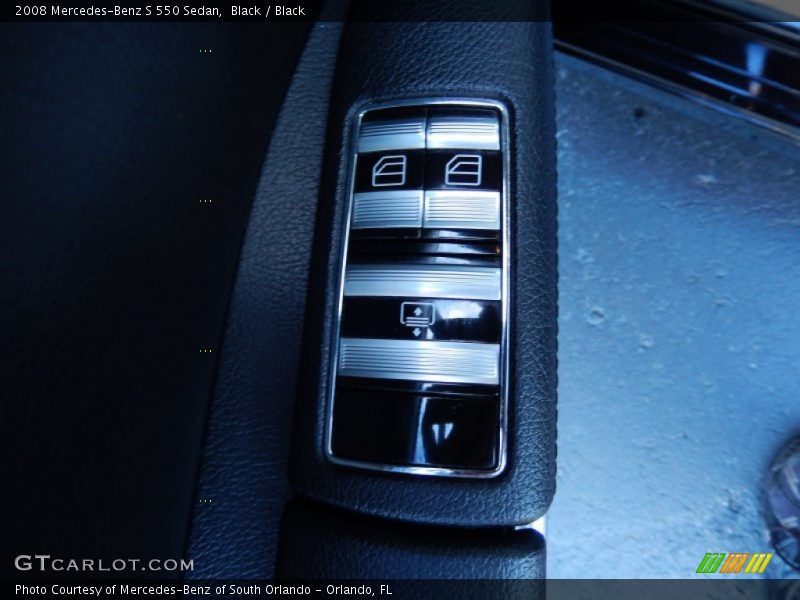 Black / Black 2008 Mercedes-Benz S 550 Sedan