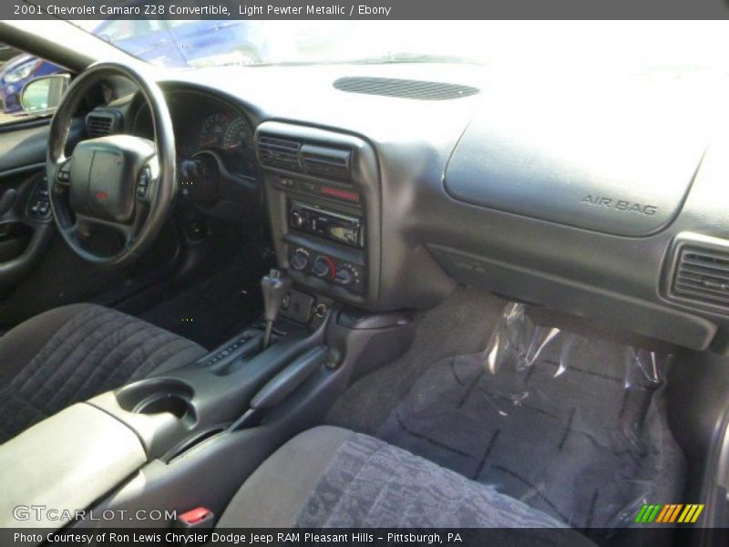 Light Pewter Metallic / Ebony 2001 Chevrolet Camaro Z28 Convertible