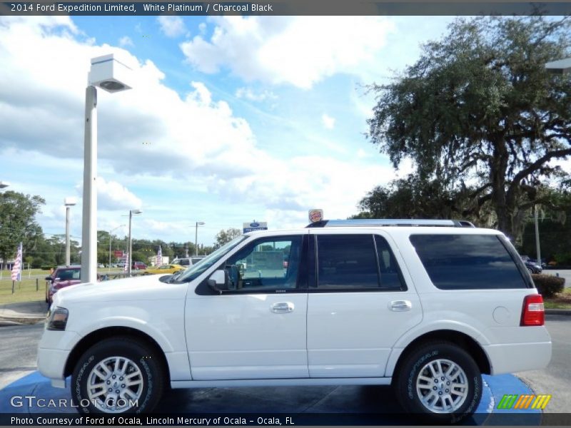 White Platinum / Charcoal Black 2014 Ford Expedition Limited