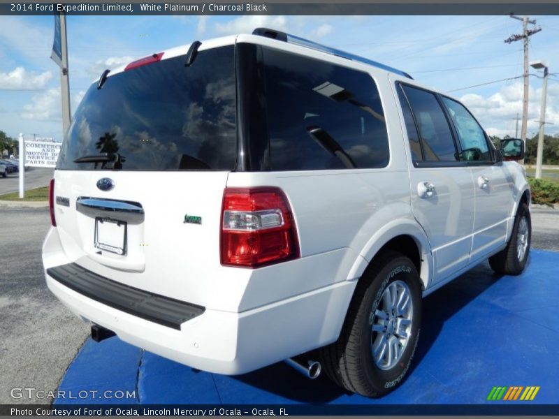 White Platinum / Charcoal Black 2014 Ford Expedition Limited