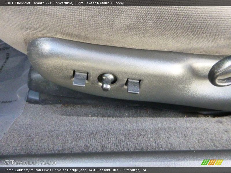 Light Pewter Metallic / Ebony 2001 Chevrolet Camaro Z28 Convertible