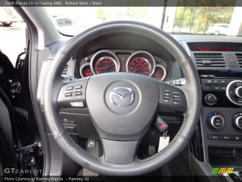 Brilliant Black / Black 2008 Mazda CX-9 Touring AWD