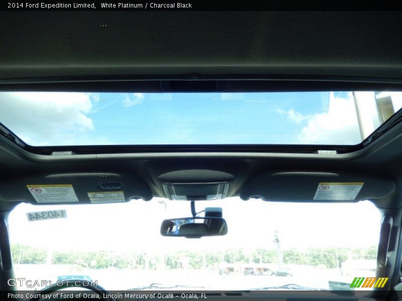 White Platinum / Charcoal Black 2014 Ford Expedition Limited