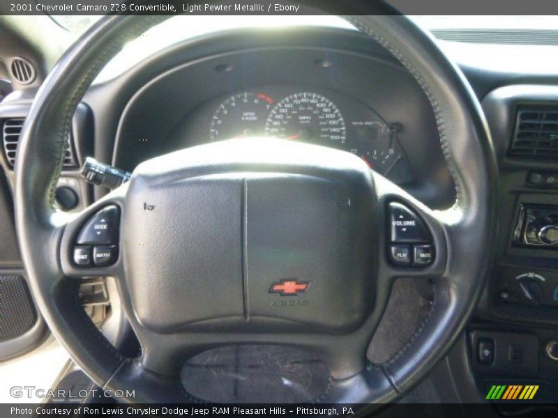  2001 Camaro Z28 Convertible Steering Wheel