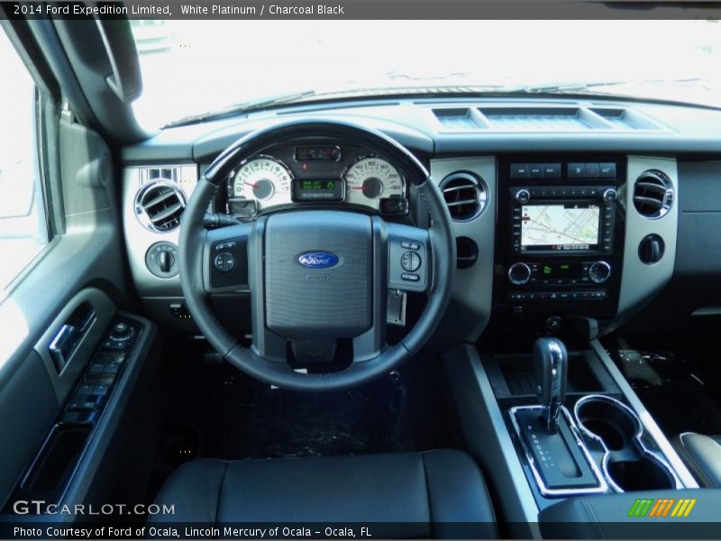 White Platinum / Charcoal Black 2014 Ford Expedition Limited