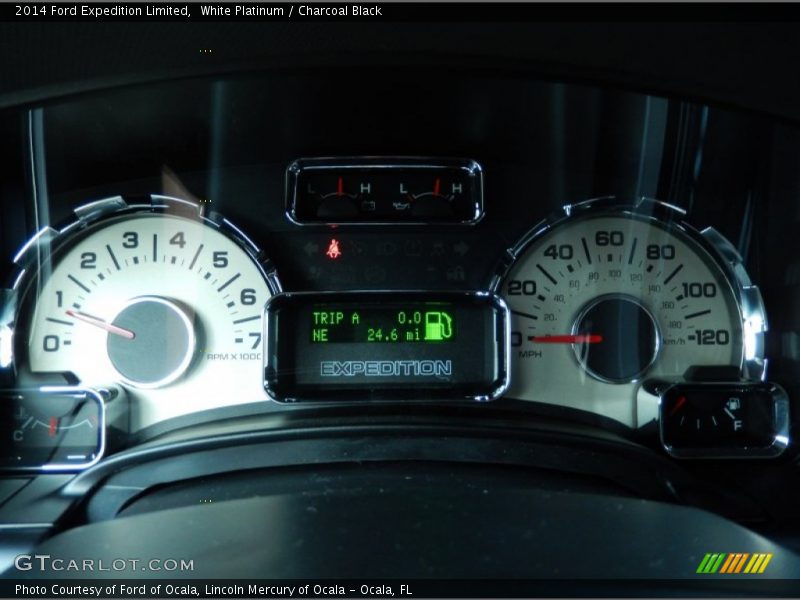 White Platinum / Charcoal Black 2014 Ford Expedition Limited