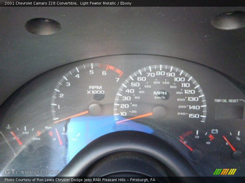 2001 Camaro Z28 Convertible Z28 Convertible Gauges