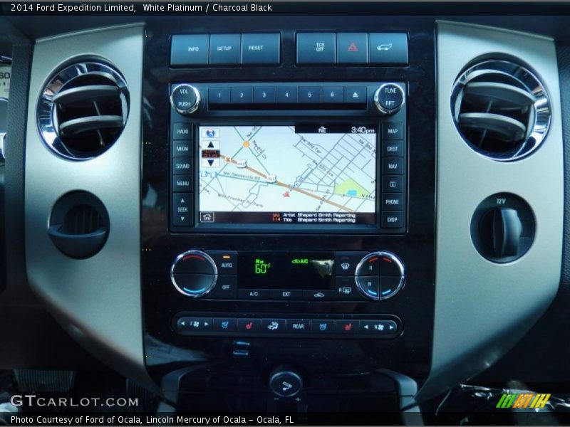 White Platinum / Charcoal Black 2014 Ford Expedition Limited