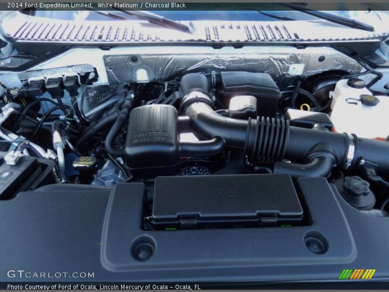 White Platinum / Charcoal Black 2014 Ford Expedition Limited