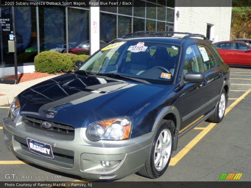 Regal Blue Pearl / Black 2005 Subaru Impreza Outback Sport Wagon