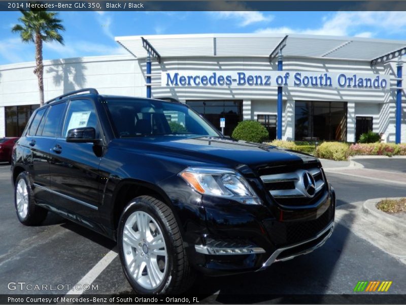 Black / Black 2014 Mercedes-Benz GLK 350