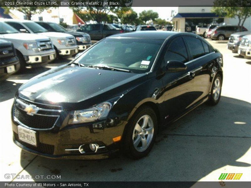 Black Granite Metallic / Jet Black 2013 Chevrolet Cruze LT/RS