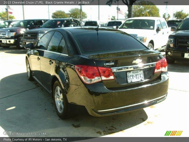 Black Granite Metallic / Jet Black 2013 Chevrolet Cruze LT/RS