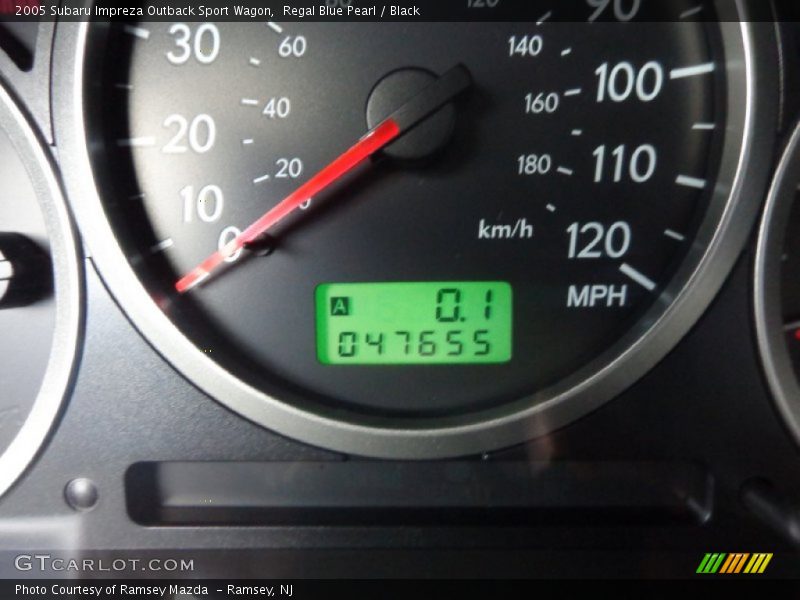 Regal Blue Pearl / Black 2005 Subaru Impreza Outback Sport Wagon