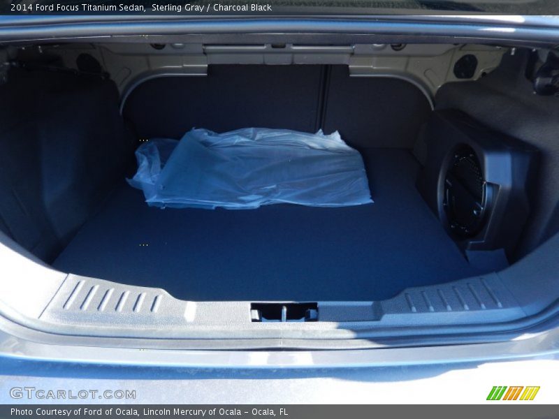 Sterling Gray / Charcoal Black 2014 Ford Focus Titanium Sedan