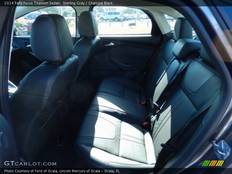 Sterling Gray / Charcoal Black 2014 Ford Focus Titanium Sedan