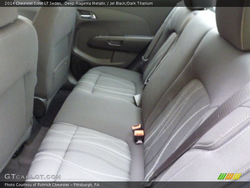 Deep Magenta Metallic / Jet Black/Dark Titanium 2014 Chevrolet Sonic LT Sedan