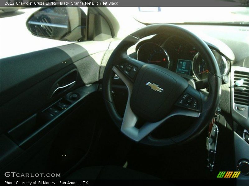 Black Granite Metallic / Jet Black 2013 Chevrolet Cruze LT/RS