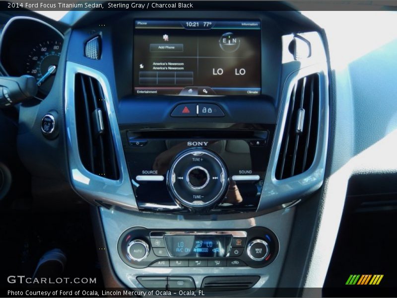 Sterling Gray / Charcoal Black 2014 Ford Focus Titanium Sedan