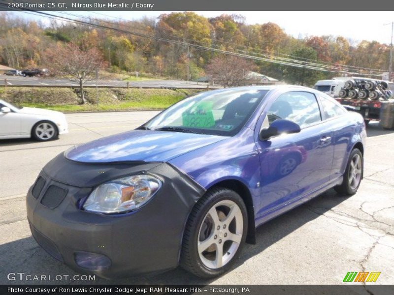 Nitrous Blue Metallic / Ebony 2008 Pontiac G5 GT