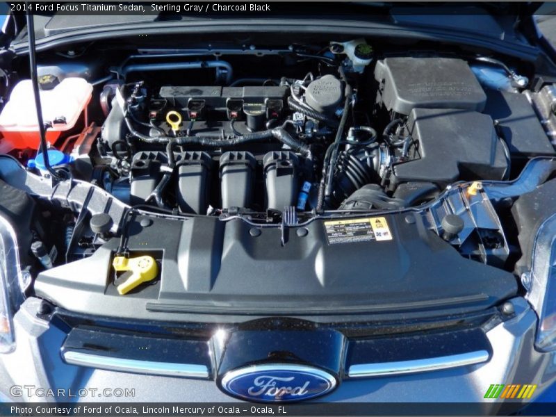 Sterling Gray / Charcoal Black 2014 Ford Focus Titanium Sedan