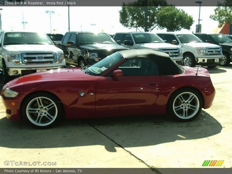 Imola Red / Black 2006 BMW M Roadster