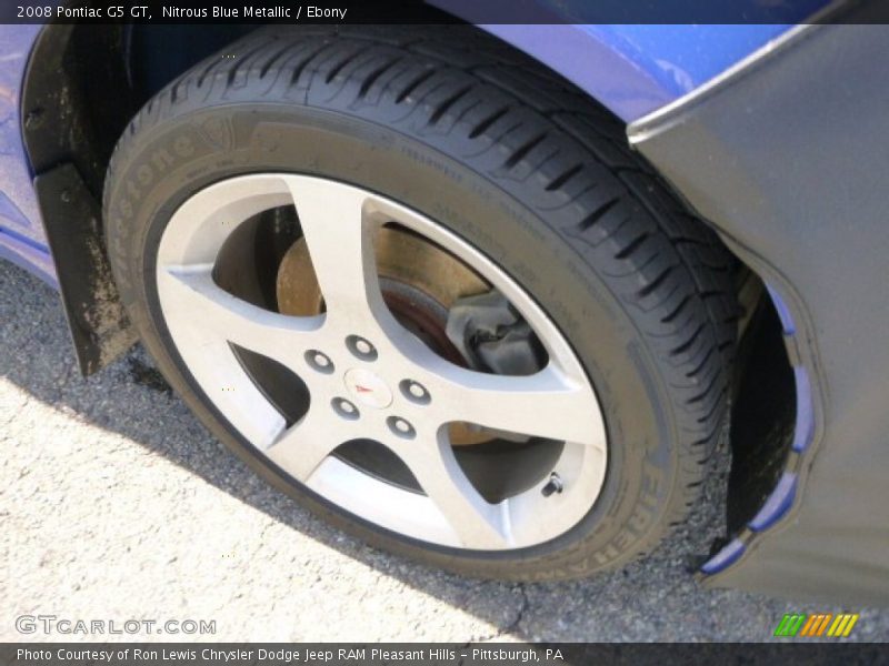 Nitrous Blue Metallic / Ebony 2008 Pontiac G5 GT