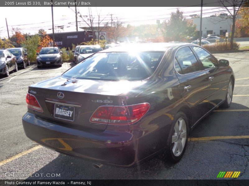 Black Garnet Pearl / Black 2005 Lexus ES 330