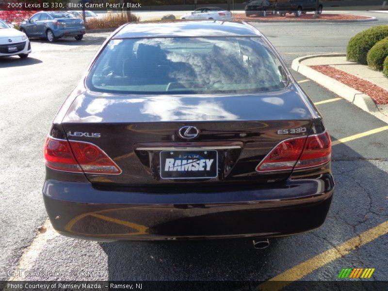 Black Garnet Pearl / Black 2005 Lexus ES 330