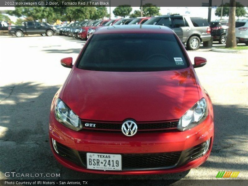 Tornado Red / Titan Black 2012 Volkswagen GTI 2 Door