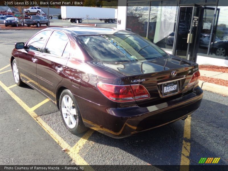 Black Garnet Pearl / Black 2005 Lexus ES 330