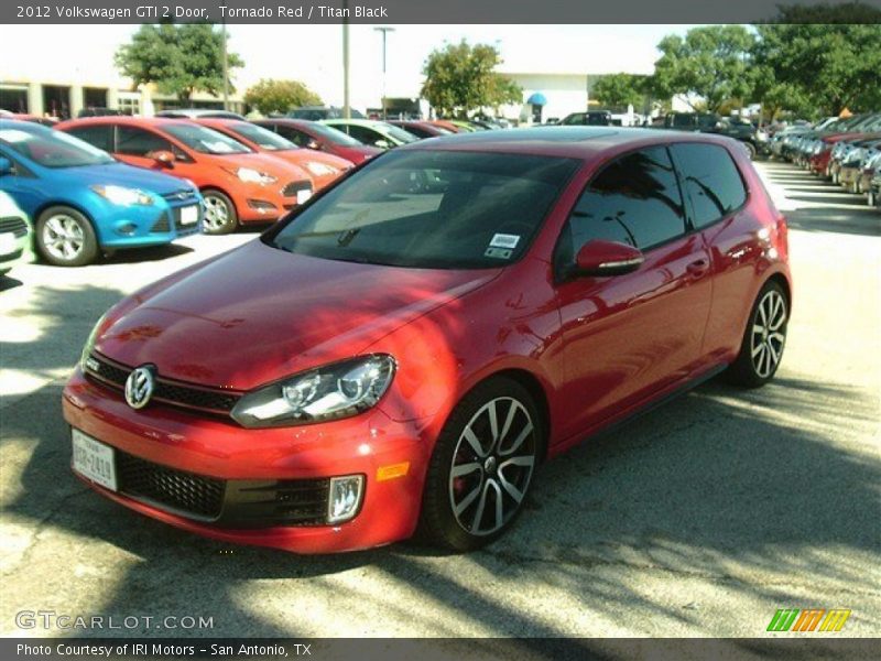 Tornado Red / Titan Black 2012 Volkswagen GTI 2 Door