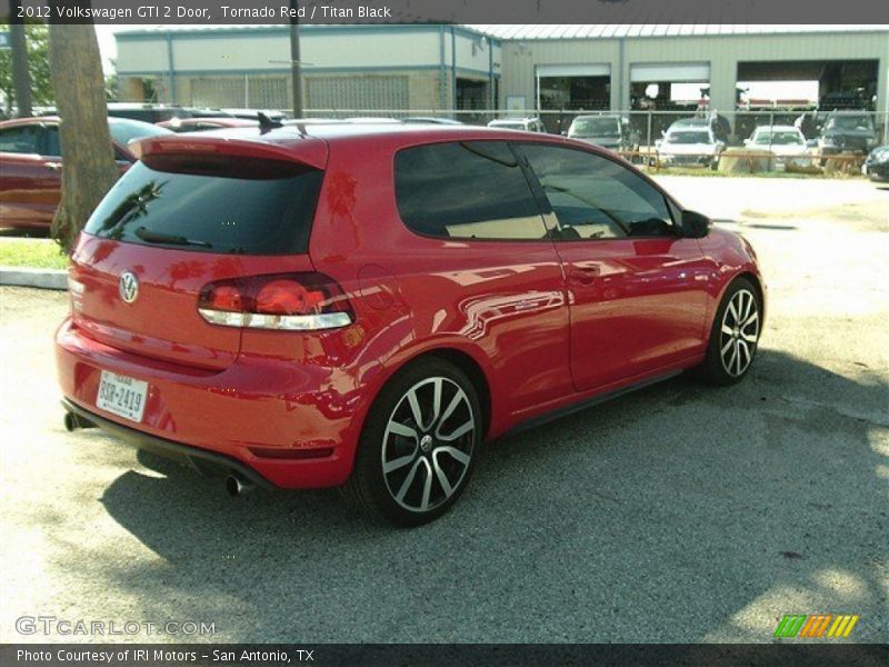 Tornado Red / Titan Black 2012 Volkswagen GTI 2 Door