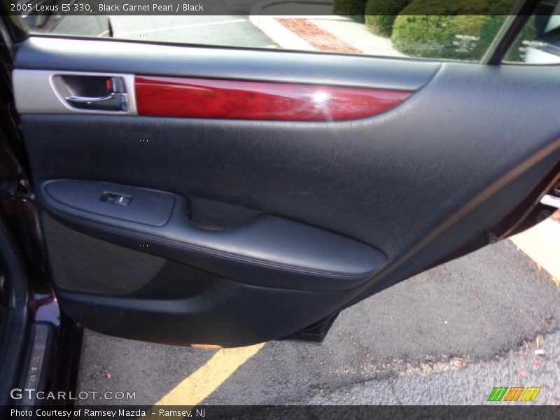 Black Garnet Pearl / Black 2005 Lexus ES 330