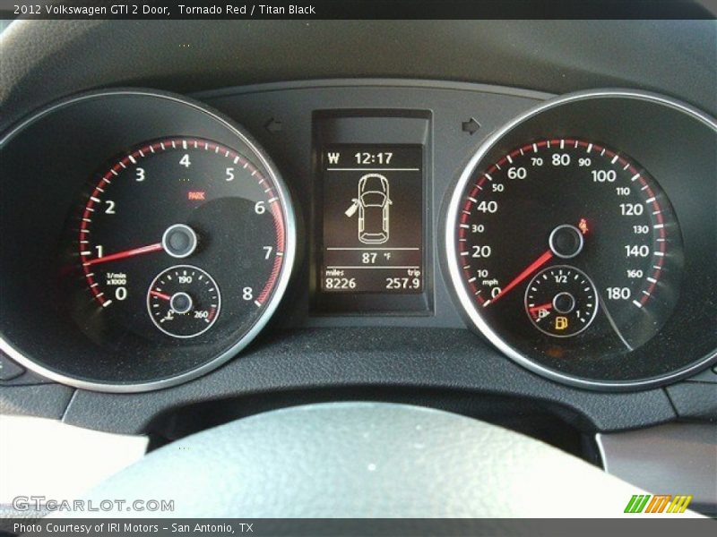 Tornado Red / Titan Black 2012 Volkswagen GTI 2 Door