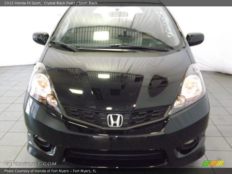 Crystal Black Pearl / Sport Black 2013 Honda Fit Sport