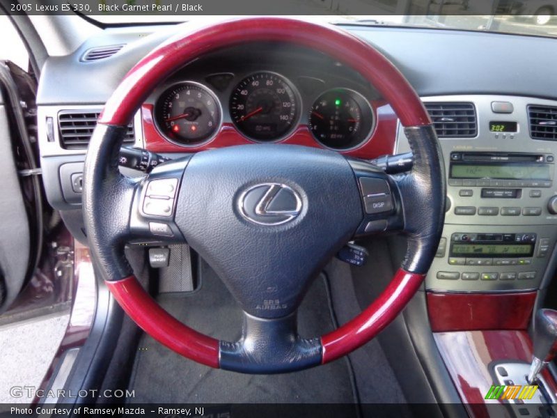 Black Garnet Pearl / Black 2005 Lexus ES 330