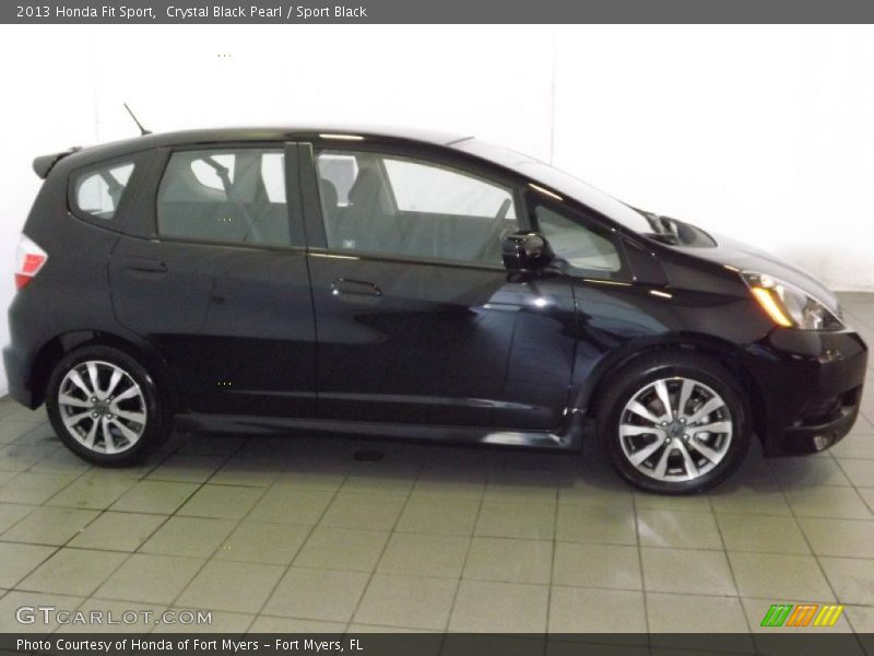 Crystal Black Pearl / Sport Black 2013 Honda Fit Sport