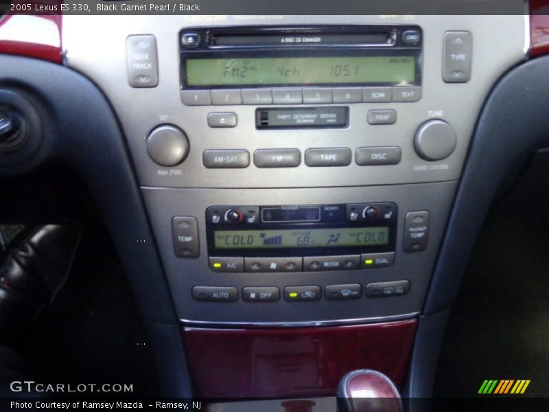 Black Garnet Pearl / Black 2005 Lexus ES 330