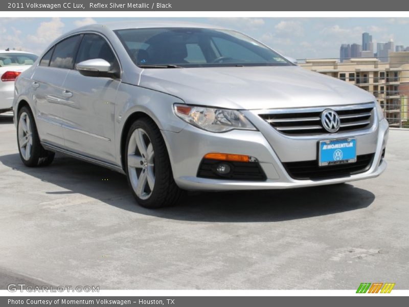 Reflex Silver Metallic / Black 2011 Volkswagen CC Lux