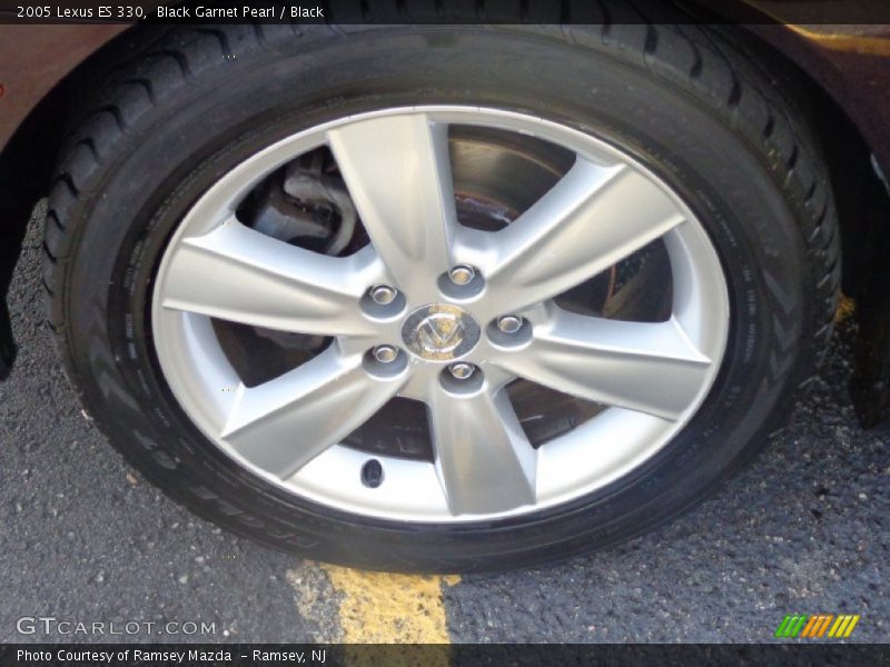 Black Garnet Pearl / Black 2005 Lexus ES 330