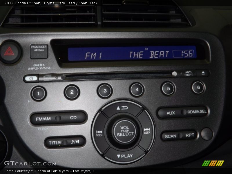 Crystal Black Pearl / Sport Black 2013 Honda Fit Sport