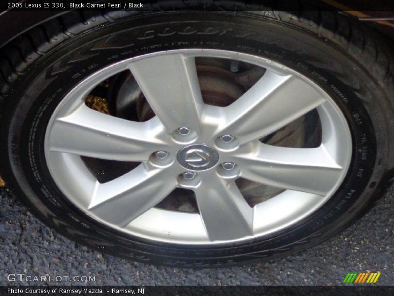 Black Garnet Pearl / Black 2005 Lexus ES 330