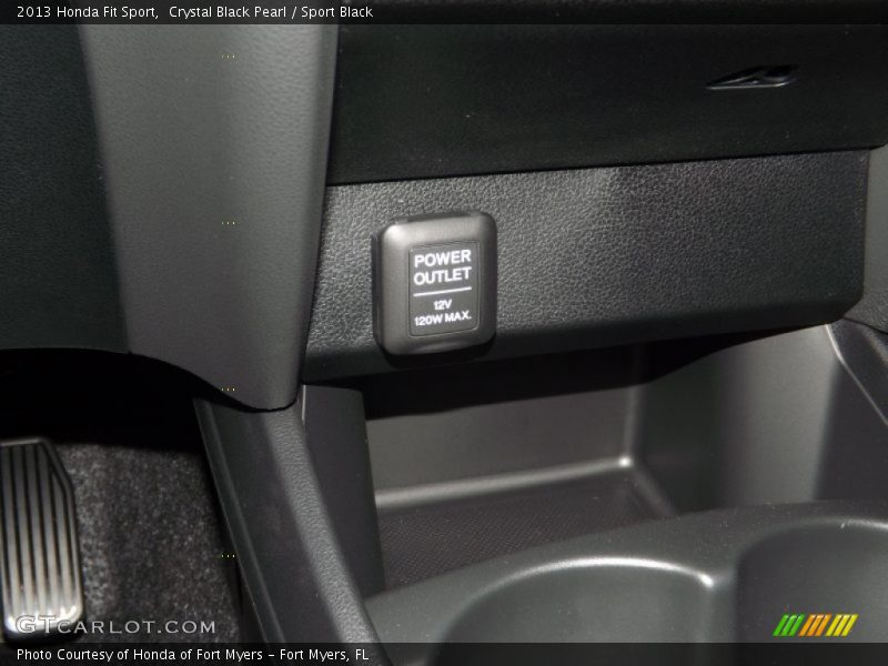 Crystal Black Pearl / Sport Black 2013 Honda Fit Sport